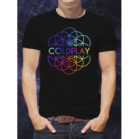 Чоловіча футболка Coldplay logo з бавовни