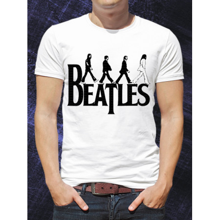 Мужская футболка "Beatles" (Abbey Street logo) из хлопка