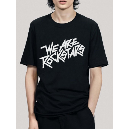 Футболка We are rockstars из хлопка