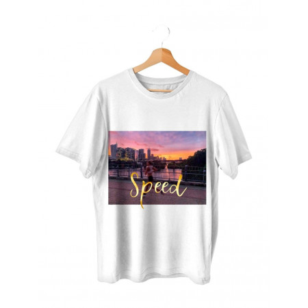 Мужская футболка Speed (Sunrise) из хлопка