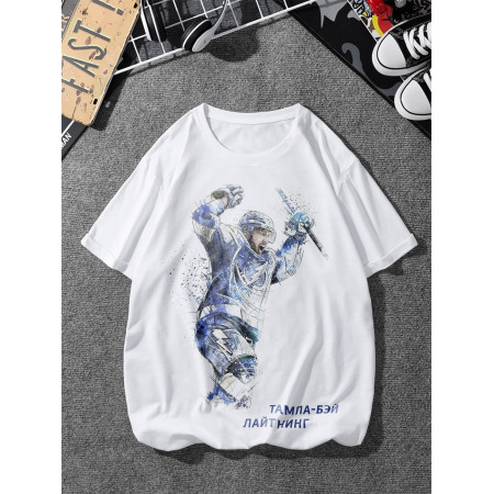 Футболка Tampa Bay Lightning хоккей хлопковая