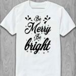 Футболка Be Merry Be Bright