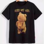 Чоловіча футболка Тедді Kiss my ass