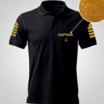 Футболка-поло з вишивкою Captain