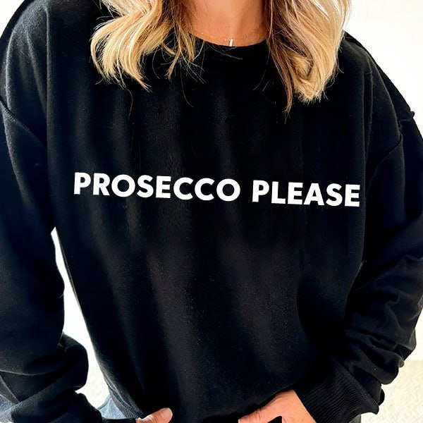 PG07271-s Світшот Prosecco please - Зображення 1