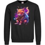 Світшот Synthwave cat