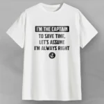 Футболка I'M THE CAPTAIN TO SAVE TIME