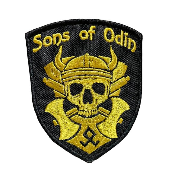 142 Шеврон 142 "Sons of Odin" Сини Одіна - Зображення 1