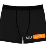 Чоловічі труси з написом MilfHunter