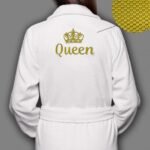 Халат з вишивкою Queen  (махра)